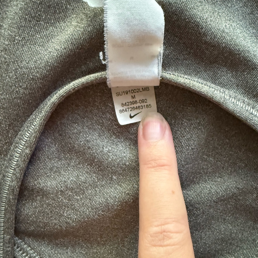 Nike Dri-Fit Gray Sports Bra - Picture 5 of 7